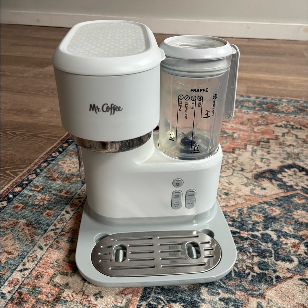 Mr. Coffee White and Silver Frappe Maker